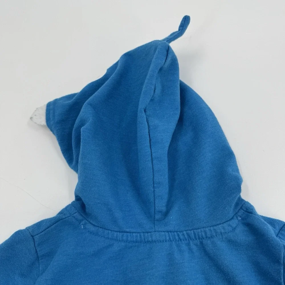 Baby Shark Jacket Boys 3T Blue Nickelodeon Doo Doo Long Sleeve Full Zip Pinkfong
